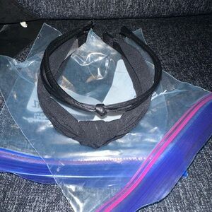 Elegant Black Headband Set